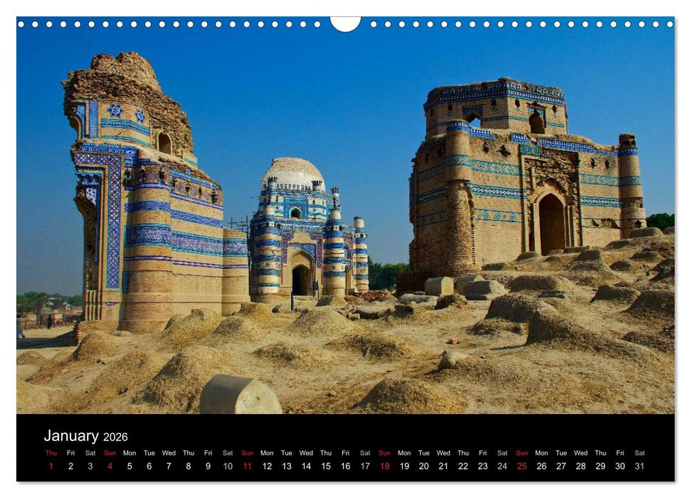 Monuments of Pakistan 2026 (CALVENDO Monthly Calendar 2026)