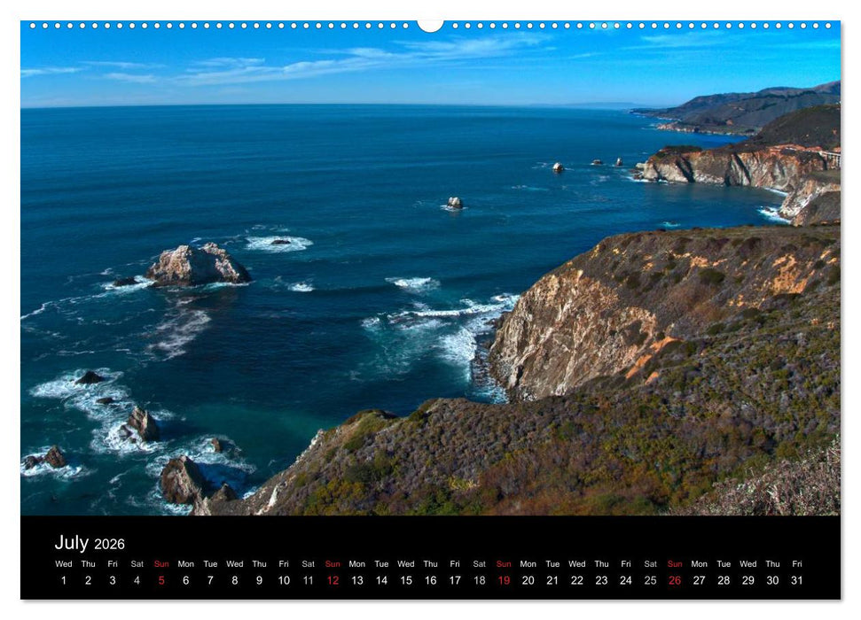 California Coasline (CALVENDO Premium-Calendar 2026)