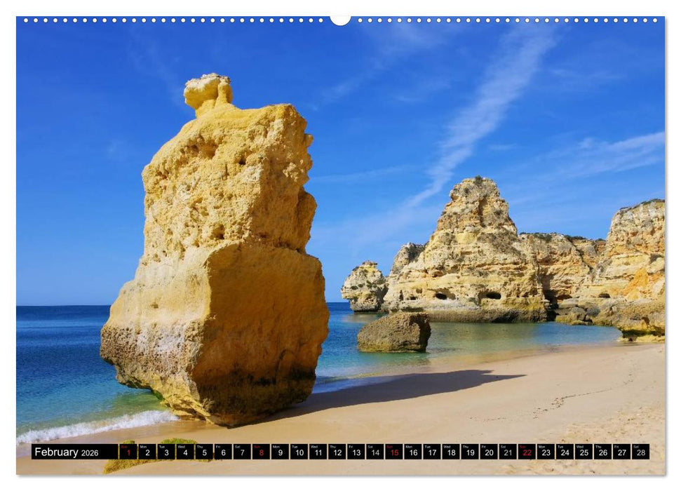 Algarve - The most beautiful European coast (CALVENDO Premium-Calendar 2026)