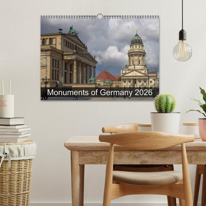 Monuments of Germany 2026 (CALVENDO Monthly Calendar 2026)