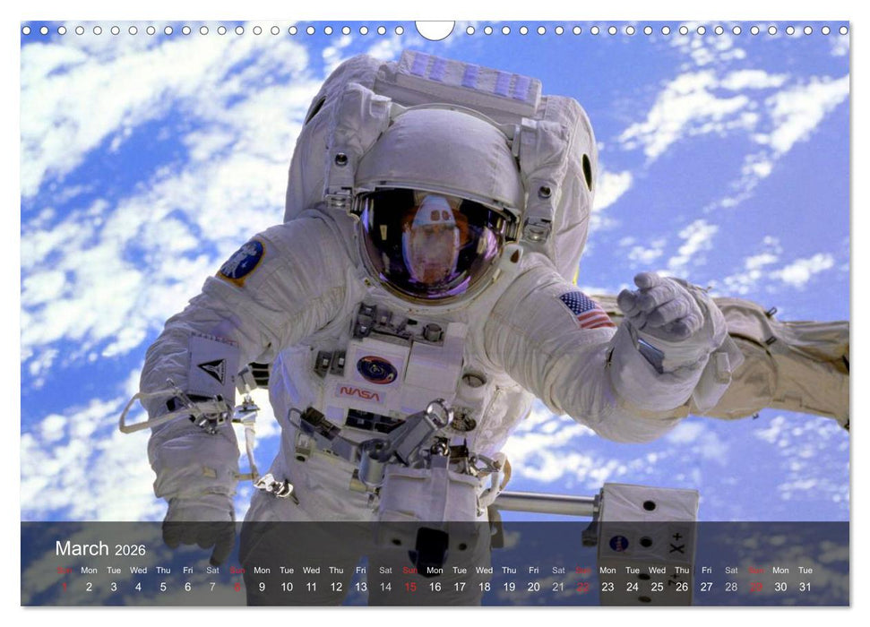 Space and Universe (CALVENDO Monthly Calendar 2026)