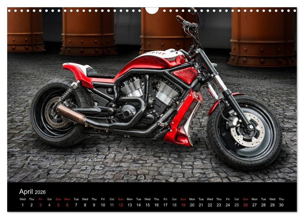 Motorbike Dreams (CALVENDO Monthly Calendar 2026)