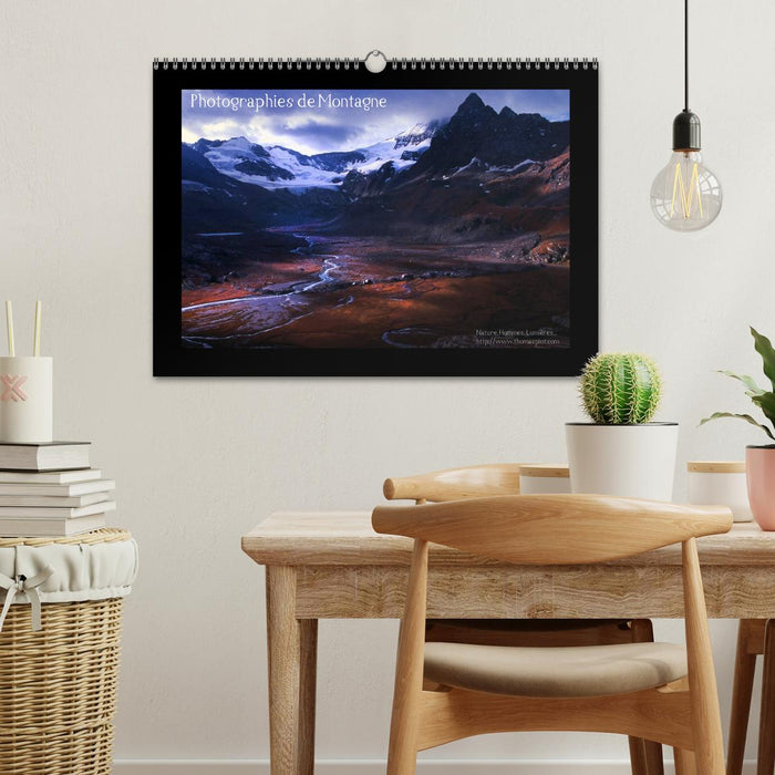 Photographies de Montagne (CALVENDO Calendrier mensuel 2026)