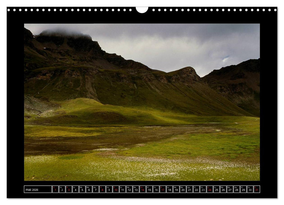 Photographies de Montagne (CALVENDO Calendrier mensuel 2026)