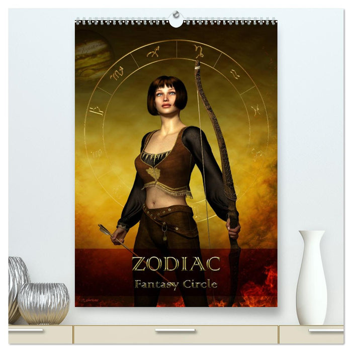 Zodiac Fantasy Circle (CALVENDO Premium-Calendar 2026)