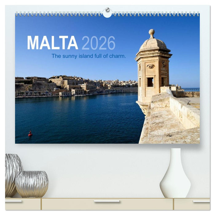Malta. The sunny island full of charm. (CALVENDO Premium-Calendar 2026)