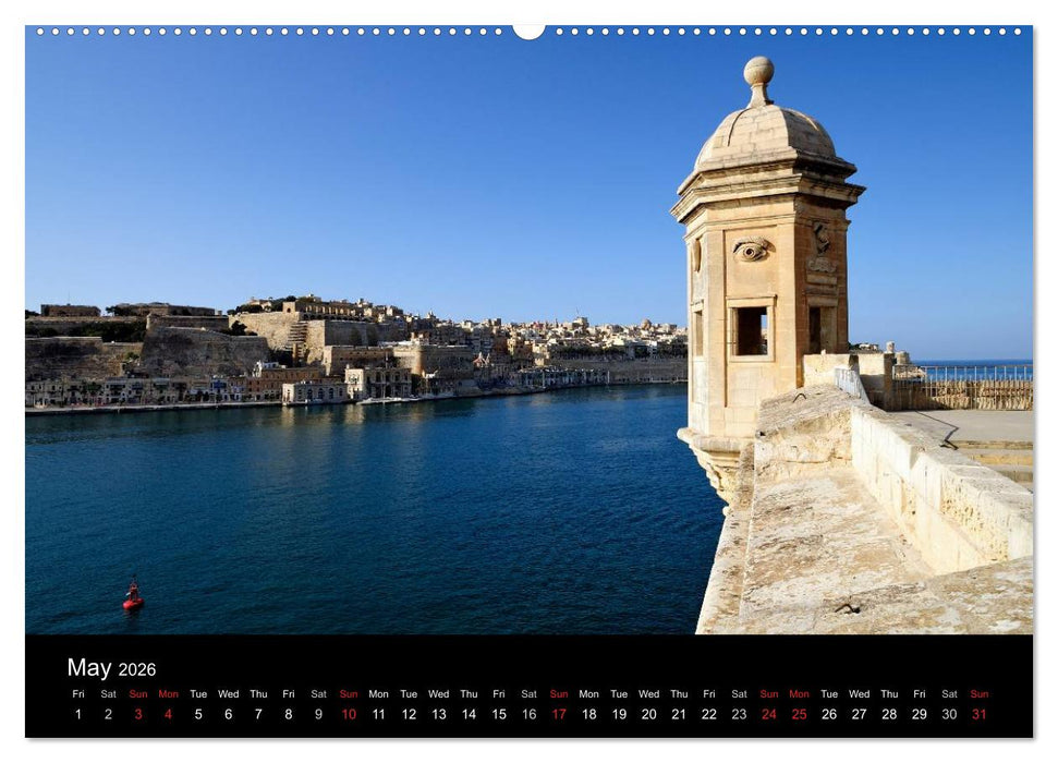 Malta. The sunny island full of charm. (CALVENDO Premium-Calendar 2026)