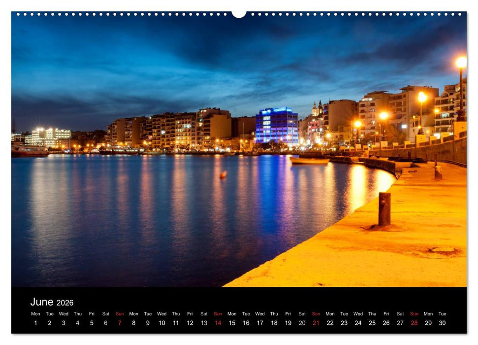Malta. The sunny island full of charm. (CALVENDO Premium-Calendar 2026)