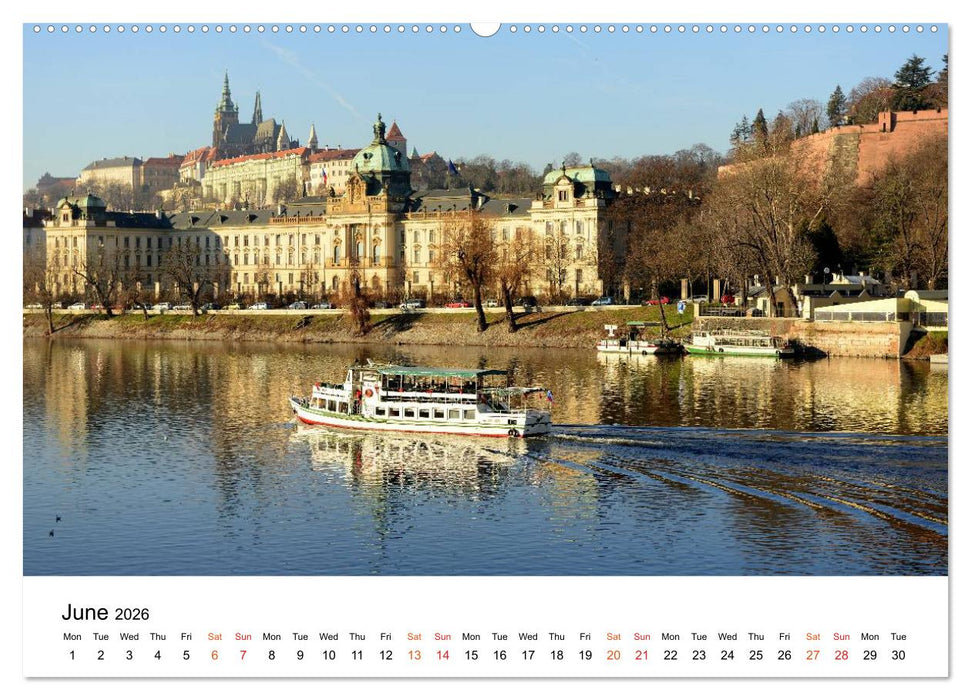 Walking around Prague (CALVENDO Premium-Calendar 2026)