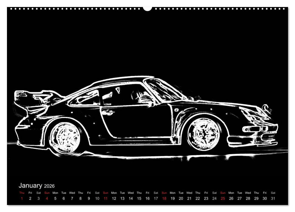 911 Lines (CALVENDO Premium-Calendar 2026)