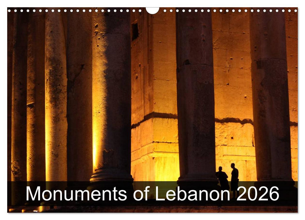 Monuments of Lebanon 2026 (CALVENDO Monthly Calendar 2026)