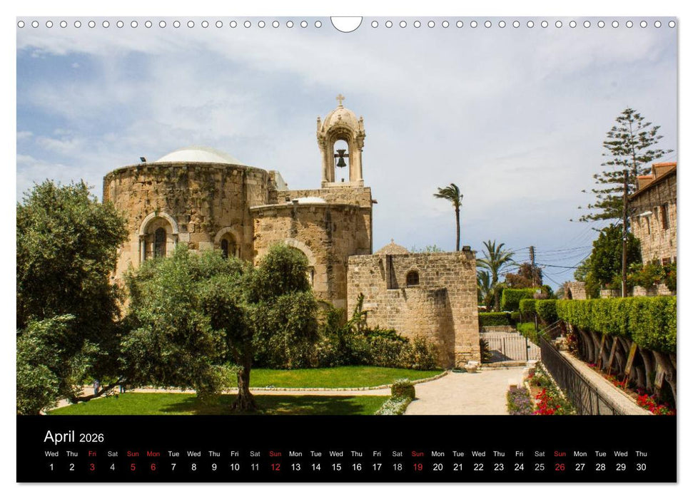 Monuments of Lebanon 2026 (CALVENDO Monthly Calendar 2026)