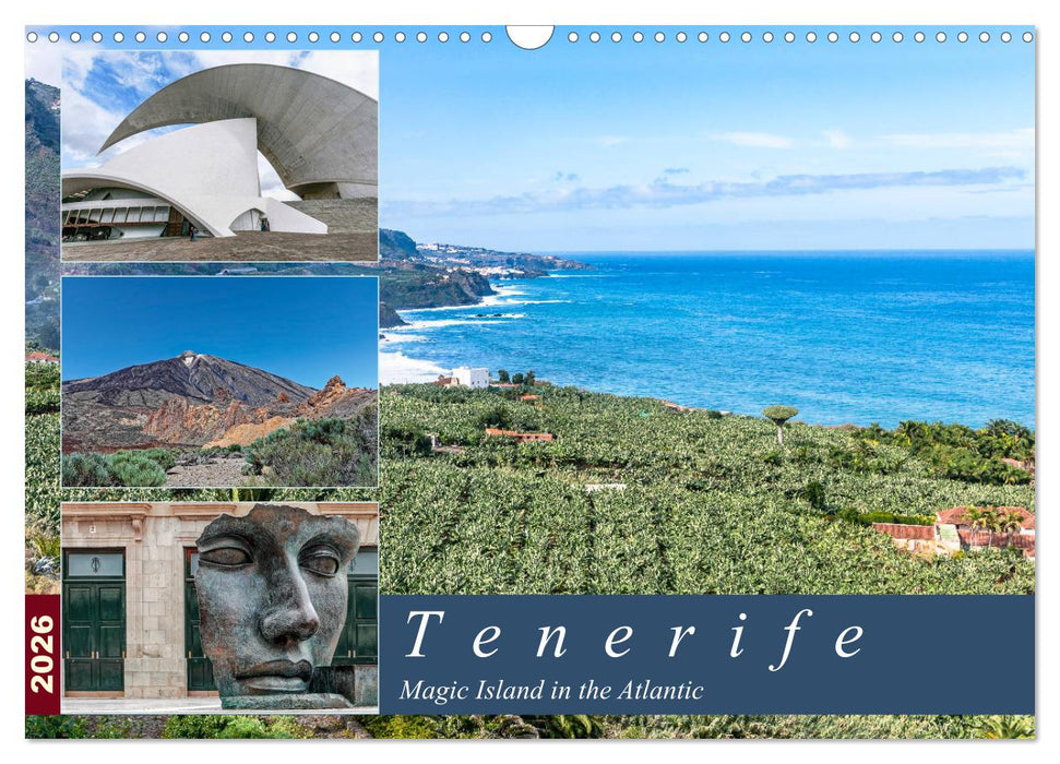 Tenerife - Magic Island in the Atlantic (CALVENDO Monthly Calendar 2026)