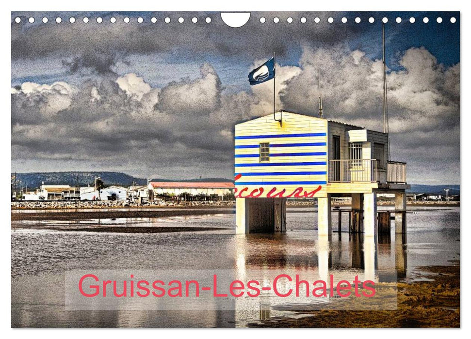 Gruissan-Les-Chalets (CALVENDO Calendrier mensuel 2026)
