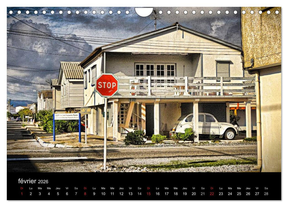 Gruissan-Les-Chalets (CALVENDO Calendrier mensuel 2026)