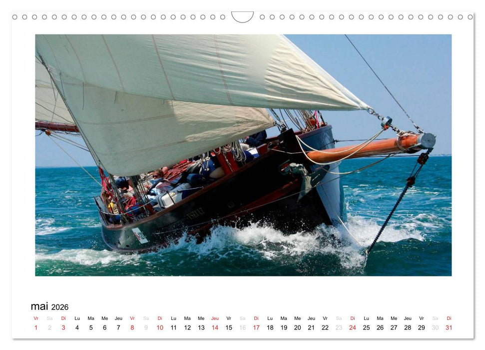 Toutes voiles dehors (CALVENDO Calendrier mensuel 2026)