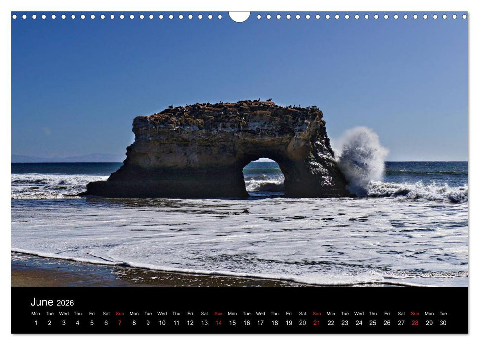 California Coasline (CALVENDO Monthly Calendar 2026)