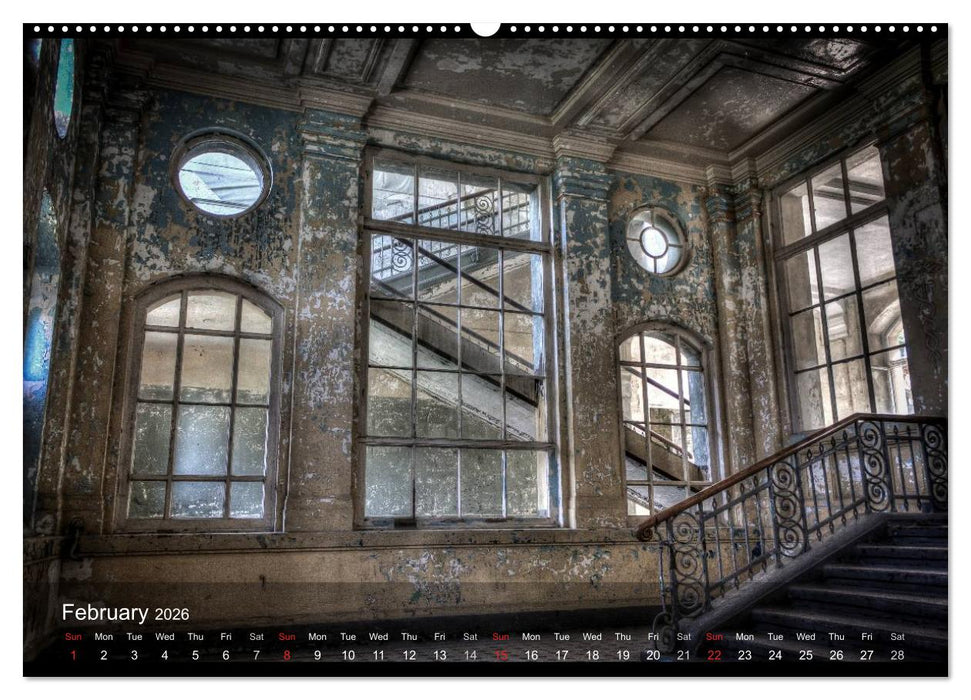 Lost Places HDR Beelitz II (CALVENDO Premium-Calendar 2026)