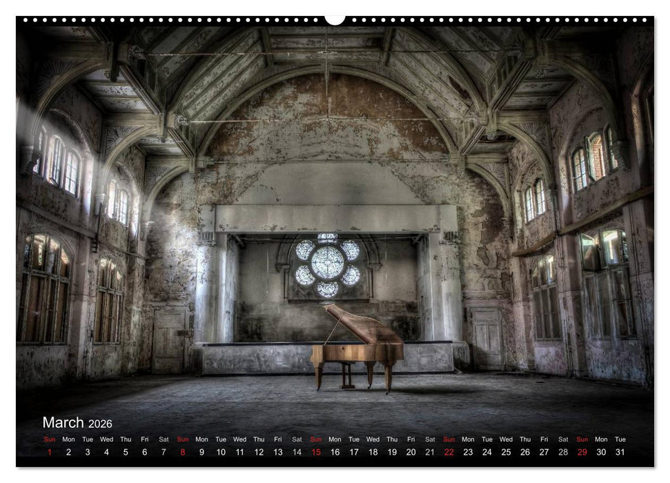 Lost Places HDR Beelitz II (CALVENDO Premium-Calendar 2026)
