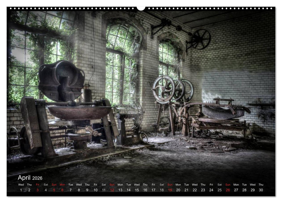 Lost Places HDR Beelitz II (CALVENDO Premium-Calendar 2026)