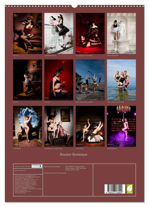 Boudoir Burlesque (CALVENDO Calendrier supérieur 2026)