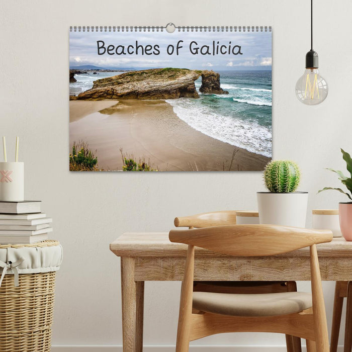 Beaches of Galicia (CALVENDO Monthly Calendar 2026)