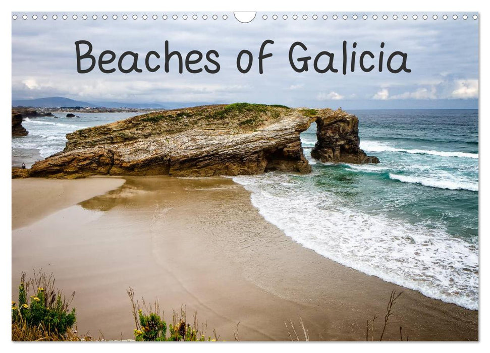 Beaches of Galicia (CALVENDO Monthly Calendar 2026)