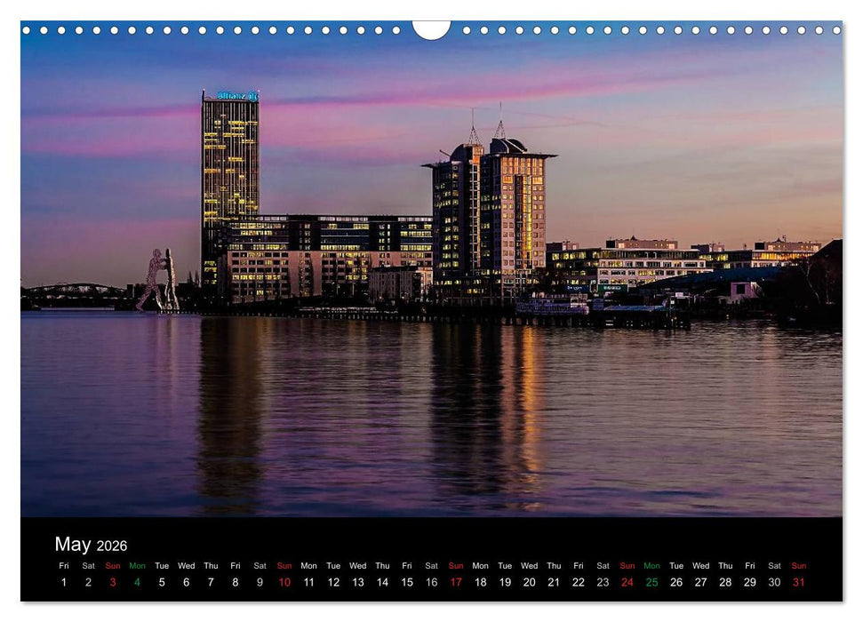 Sunsets of Berlin (CALVENDO Monthly Calendar 2026)
