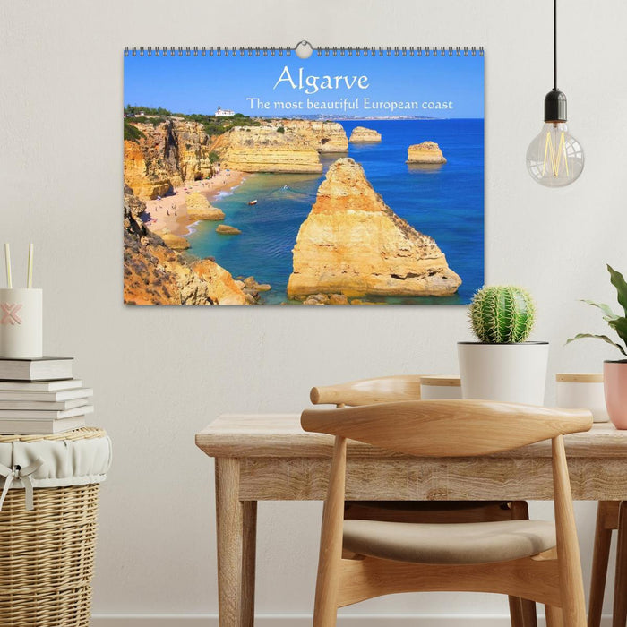 Algarve - The most beautiful European coast (CALVENDO Monthly Calendar 2026)