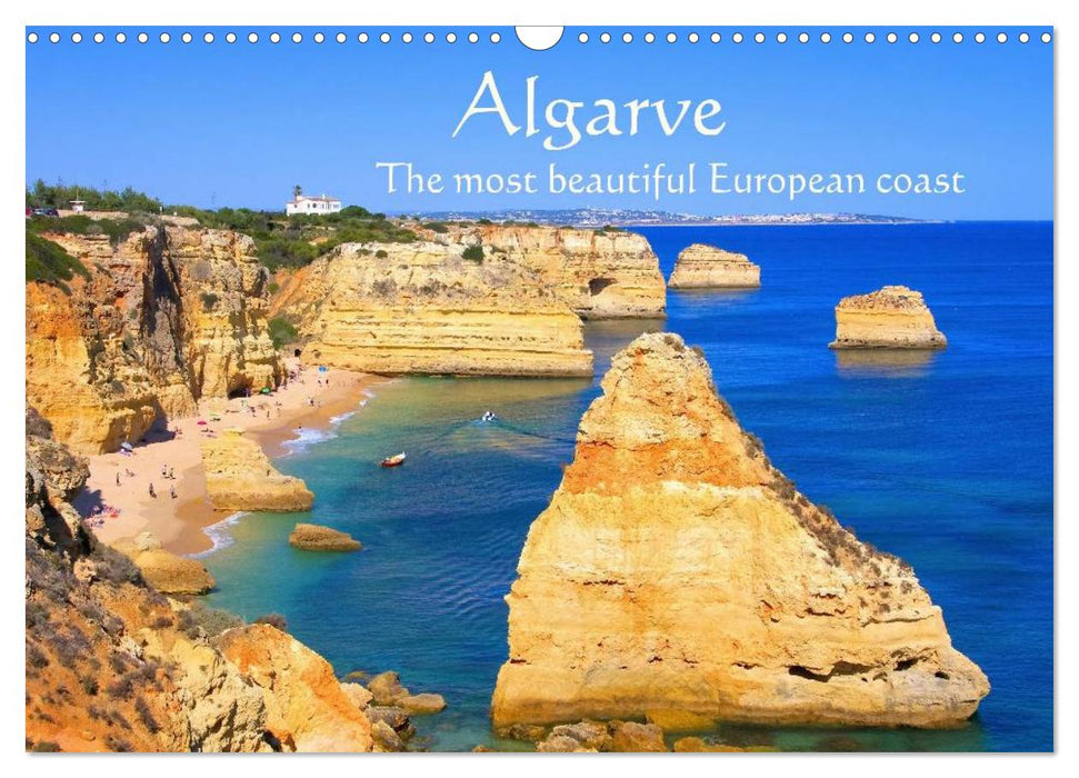 Algarve - The most beautiful European coast (CALVENDO Monthly Calendar 2026)