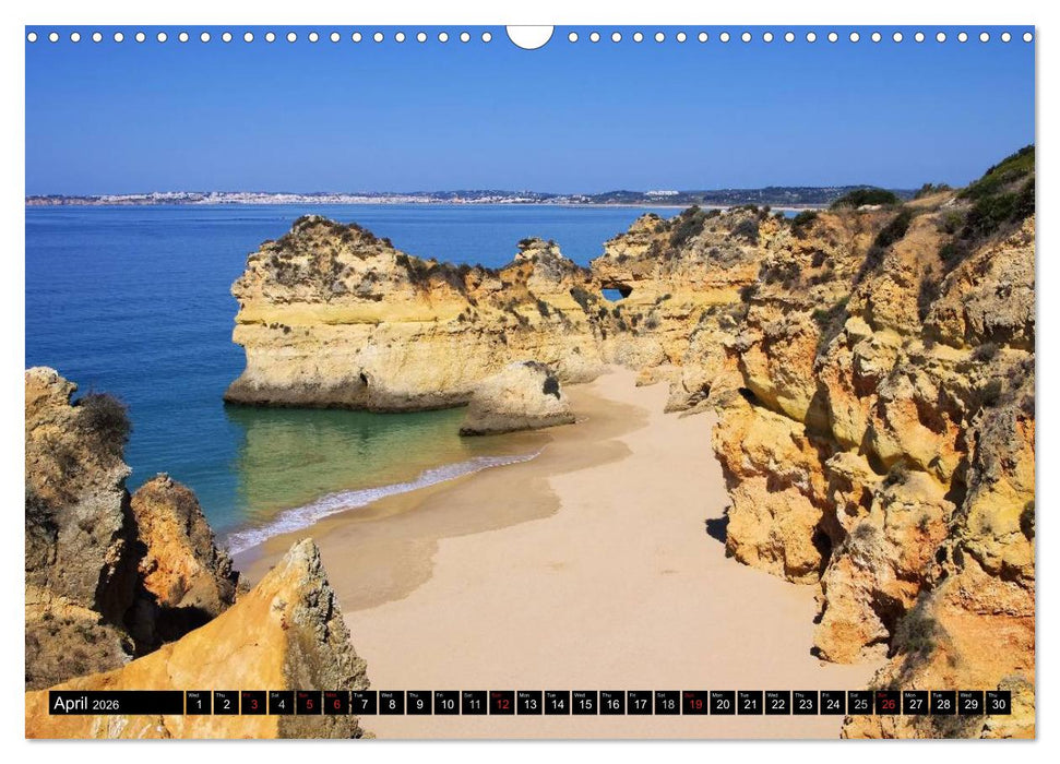 Algarve - The most beautiful European coast (CALVENDO Monthly Calendar 2026)