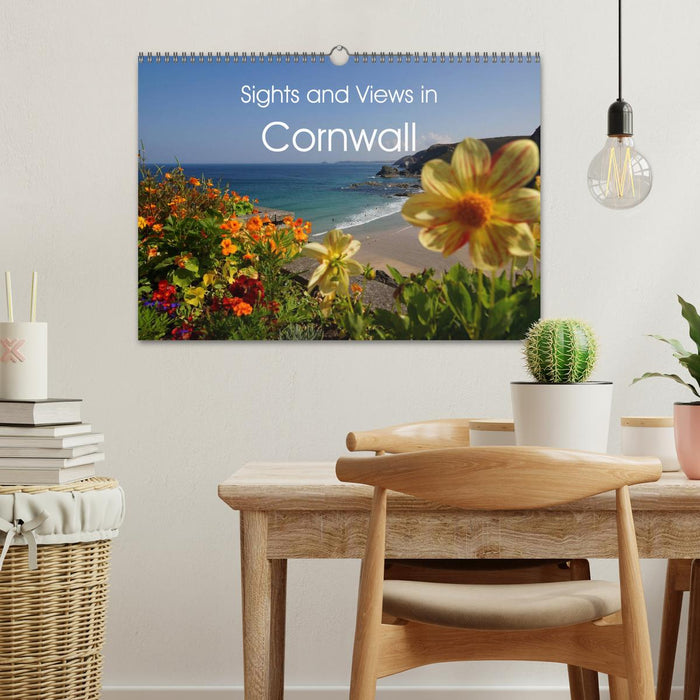 Sights and Views in Cornwall (CALVENDO Monthly Calendar 2026)