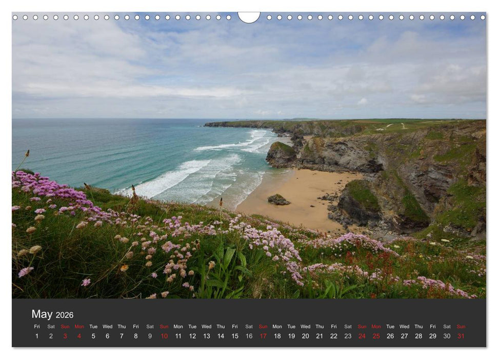 Sights and Views in Cornwall (CALVENDO Monthly Calendar 2026)