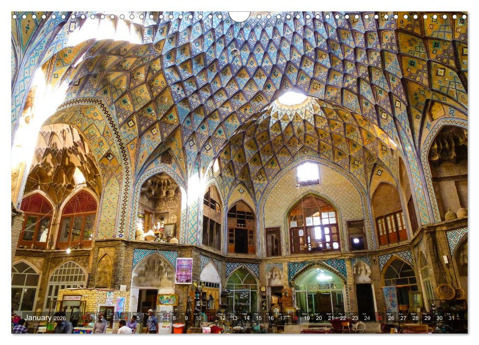 A journey through Iran (CALVENDO Monthly Calendar 2026)