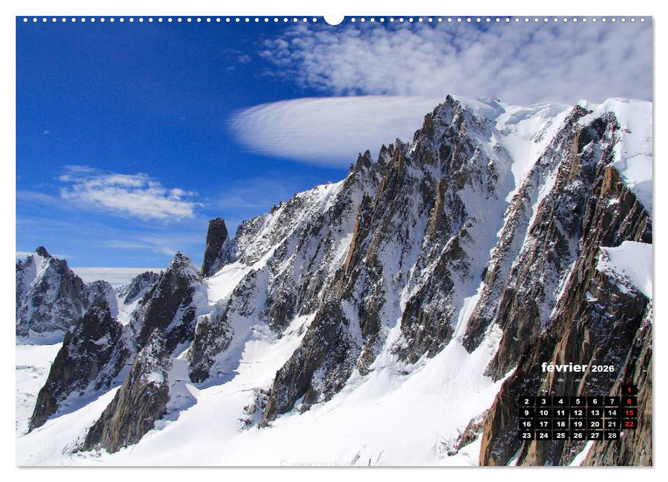 Les paysages de montagne Haute-Savoie (CALVENDO Calendrier supérieur 2026)