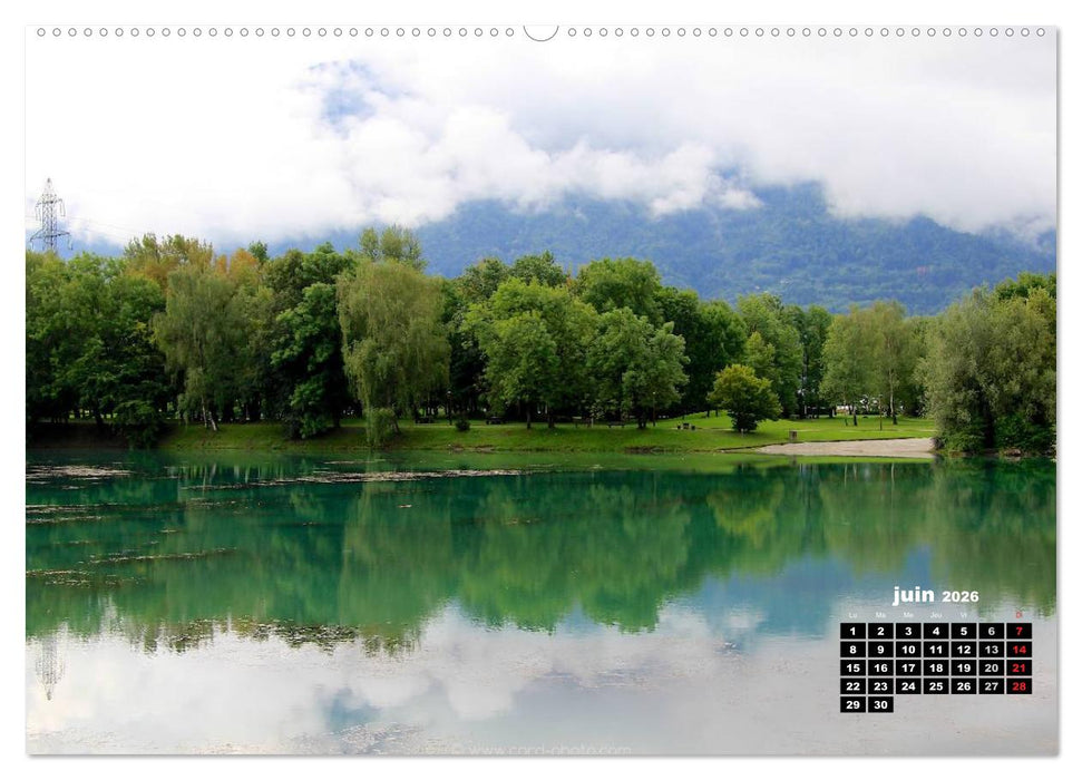 Les paysages de montagne Haute-Savoie (CALVENDO Calendrier supérieur 2026)