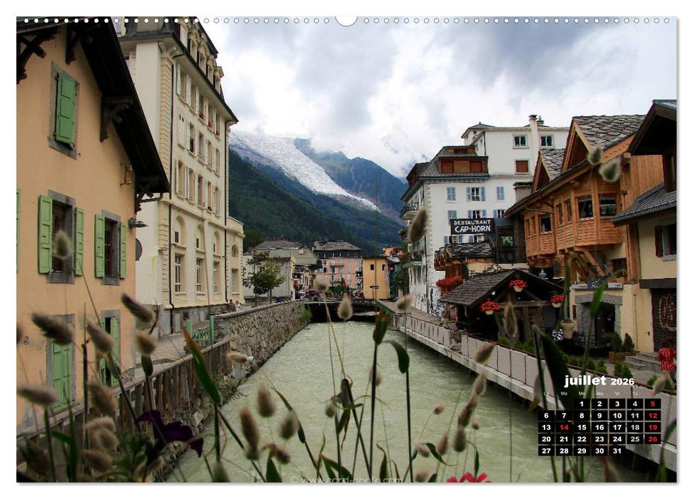 Les paysages de montagne Haute-Savoie (CALVENDO Calendrier supérieur 2026)