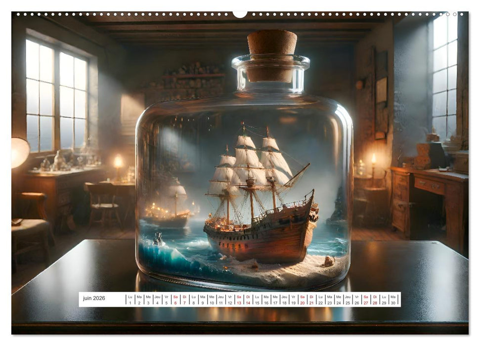 Les voiles et la mer (CALVENDO Calendrier supérieur 2026)