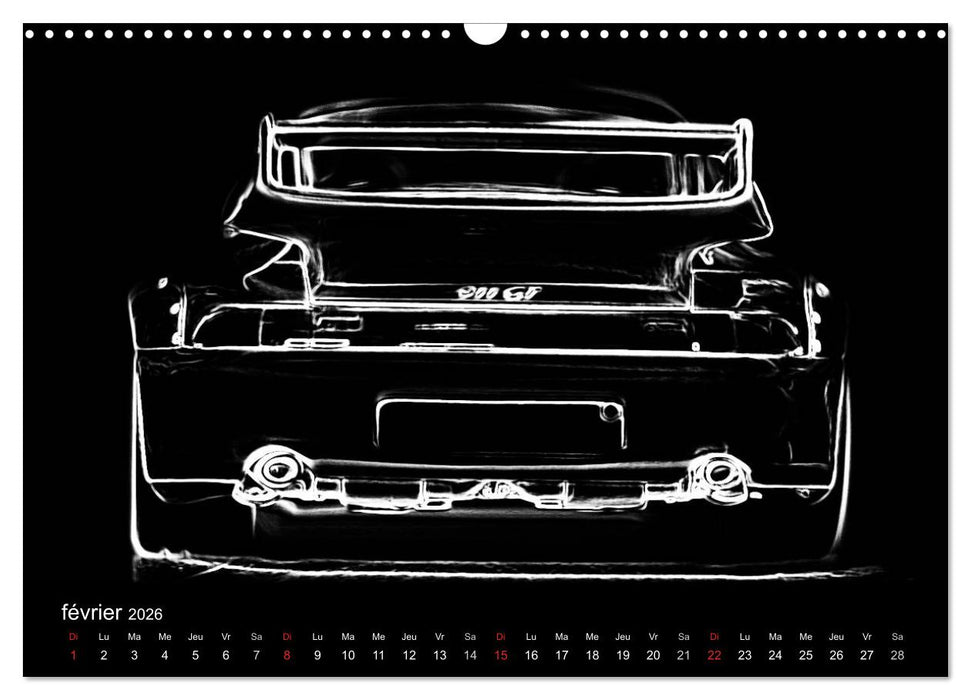 911 Lignes (CALVENDO Calendrier mensuel 2026)