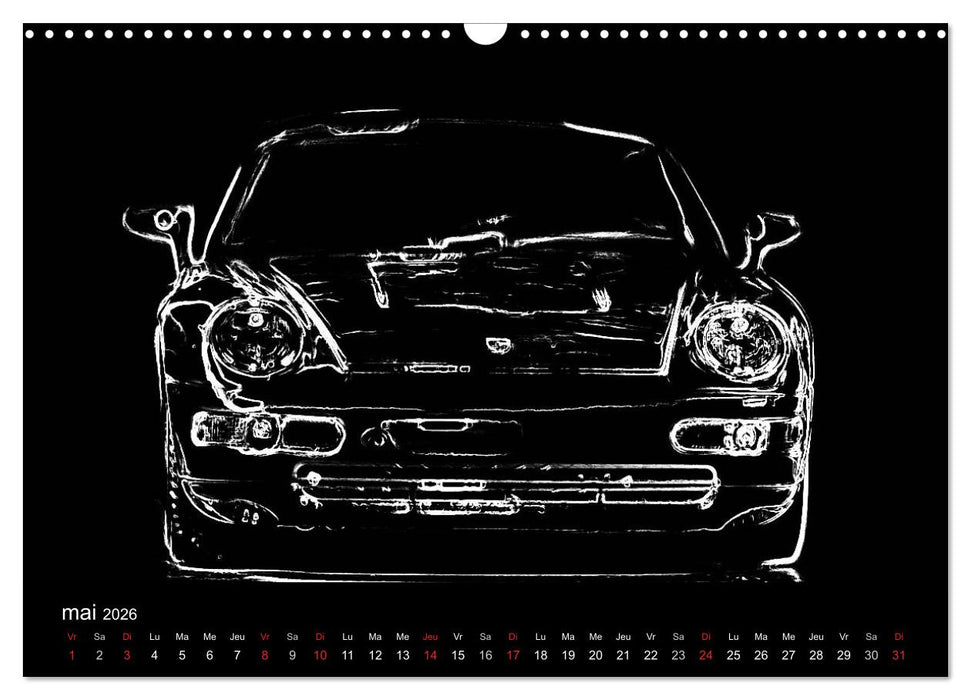911 Lignes (CALVENDO Calendrier mensuel 2026)