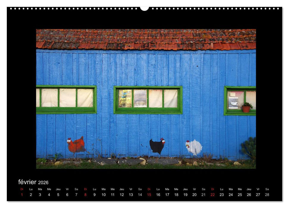 Les Cabanes d'Oléron (CALVENDO Calendrier supérieur 2026)