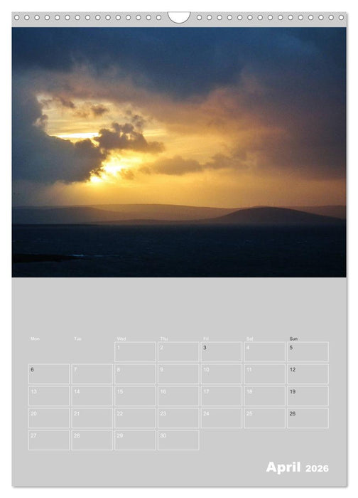 Orkney: A land with a view (CALVENDO Monthly Calendar 2026)