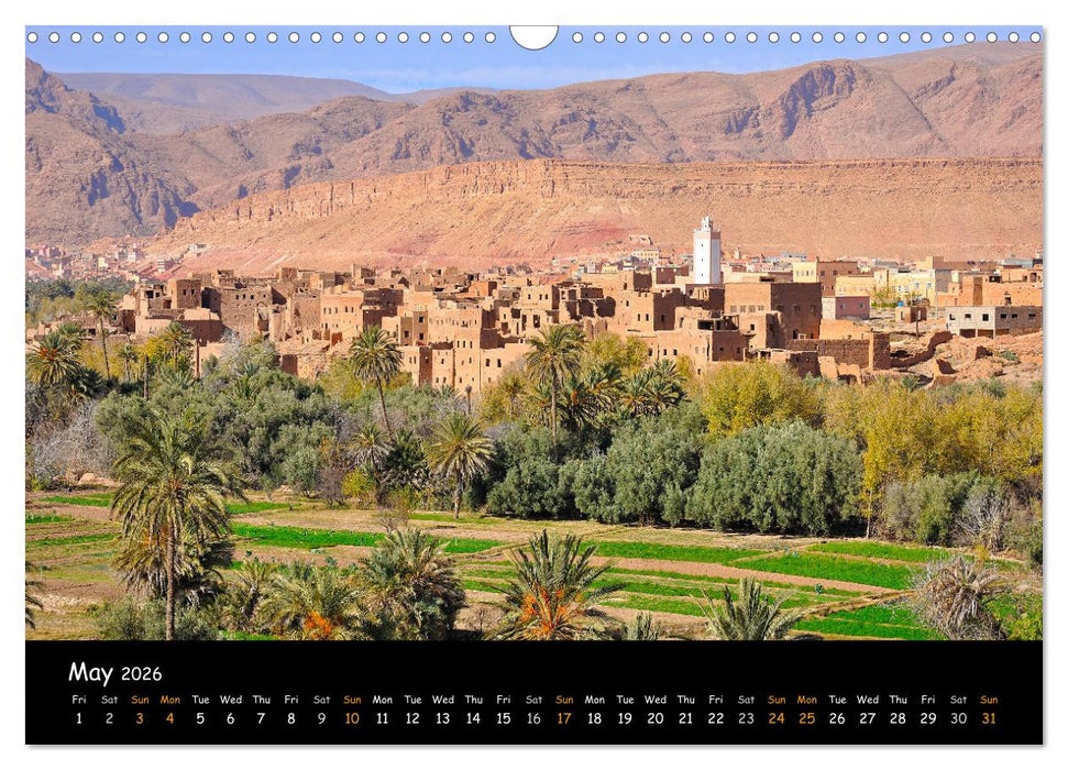 Impressions of Morocco 2026 (CALVENDO Monthly Calendar 2026)