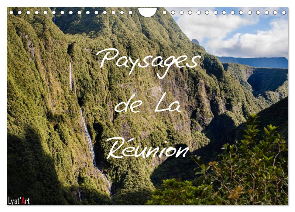 Paysages de La Réunion (CALVENDO Calendrier mensuel 2026)