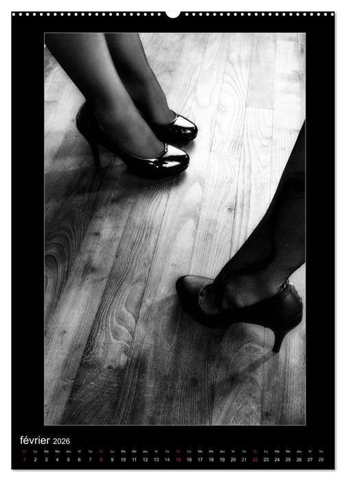 En mode culotte, bas et escarpins (CALVENDO Calendrier supérieur 2026)