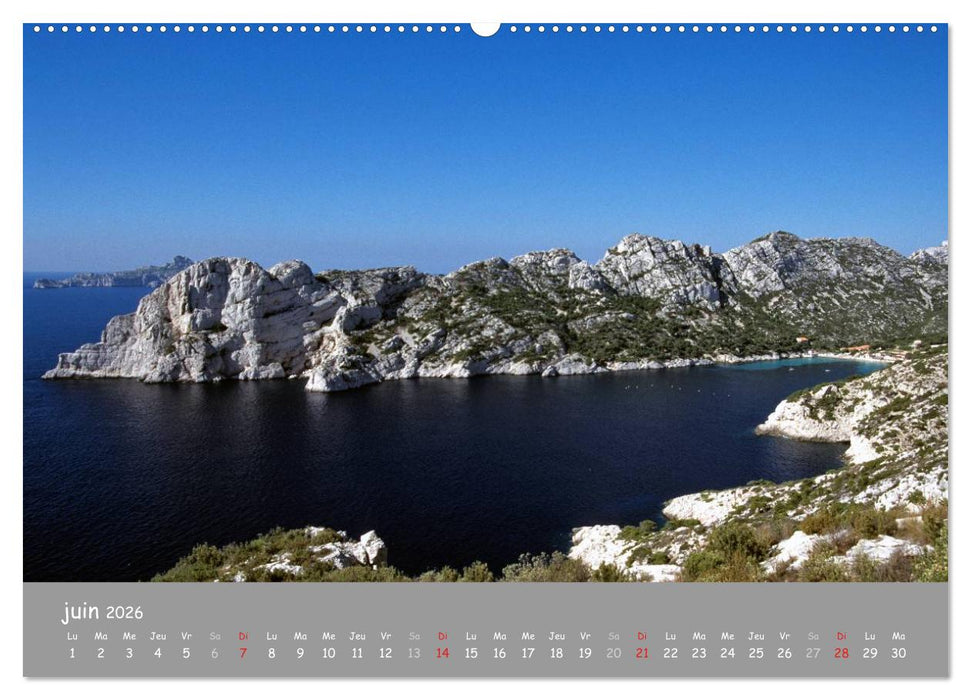 Grands sites de Provence (CALVENDO Calendrier supérieur 2026)
