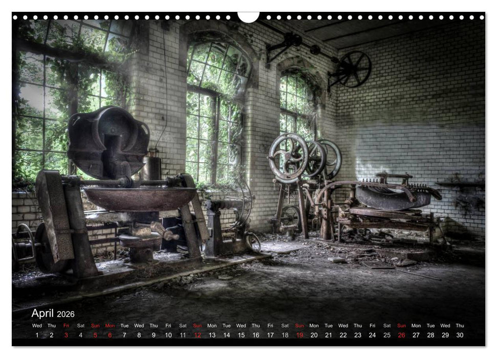 Lost Places HDR Beelitz II (CALVENDO Monthly Calendar 2026)