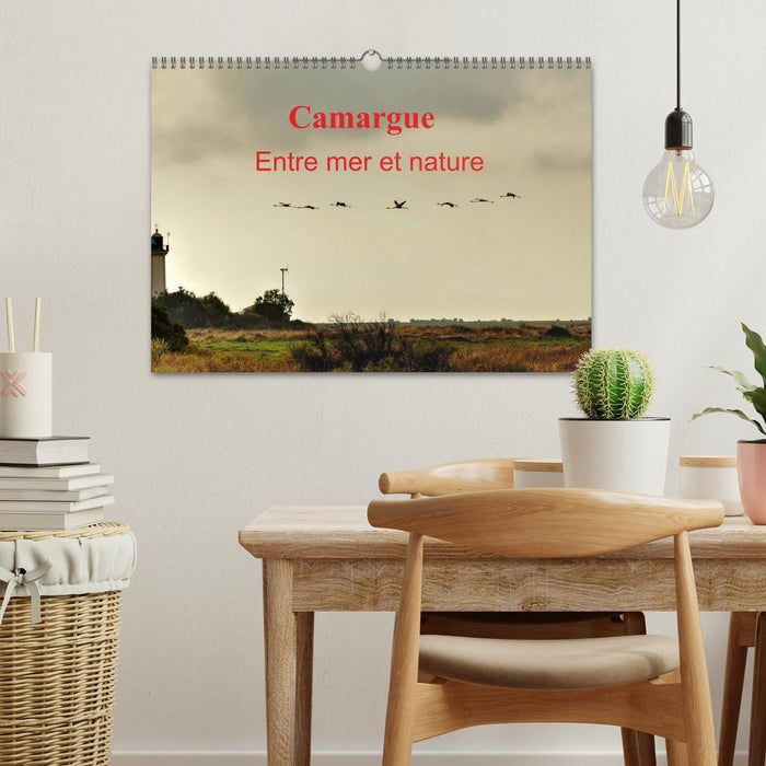 Camargue Entre mer et nature (CALVENDO Calendrier mensuel 2026)