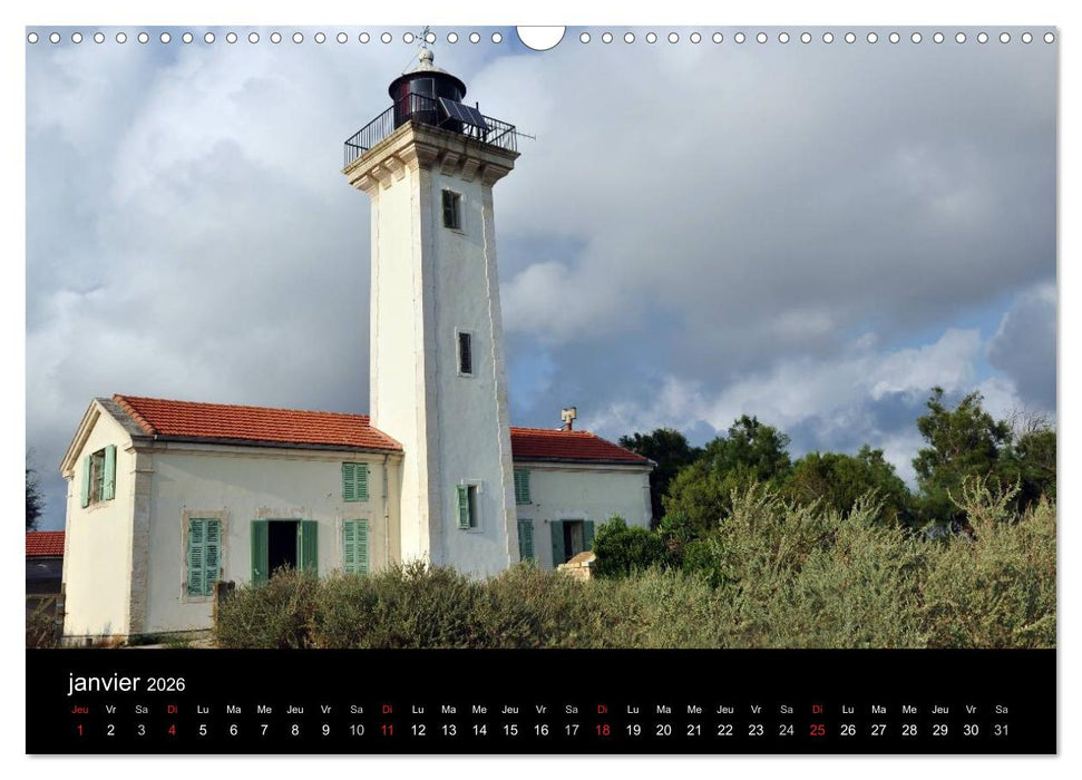 Camargue Entre mer et nature (CALVENDO Calendrier mensuel 2026)