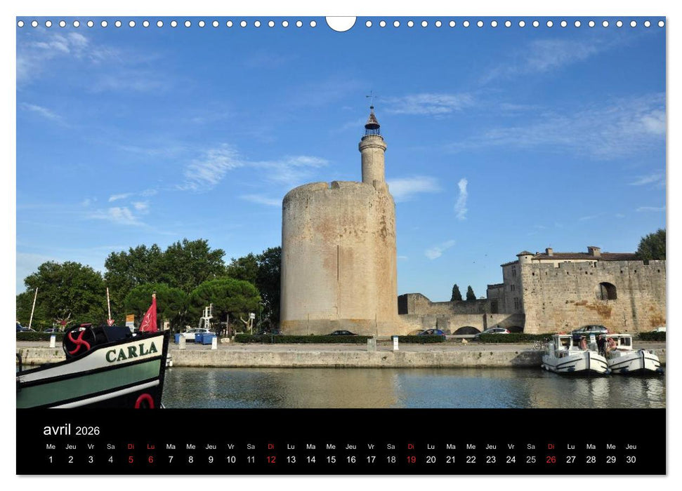 Camargue Entre mer et nature (CALVENDO Calendrier mensuel 2026)